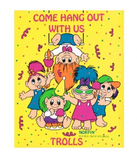 Troll Dolls Vintage Invitations w/ Envelopes (8ct)