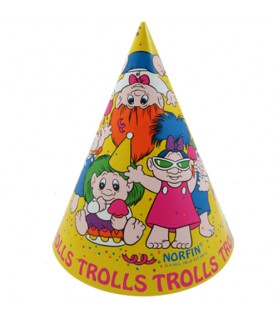 Troll Dolls Vintage Cone Hats (8ct)
