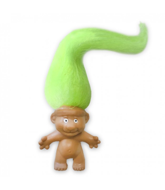 Troll Doll Green Mini Pencil Topper Favor (1ct)