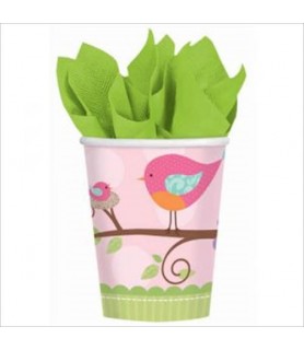 Tweet Baby Girl 9oz Paper Cups (8ct)