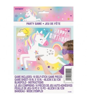 Pastel Unicorn Party Game Poster (1ct)