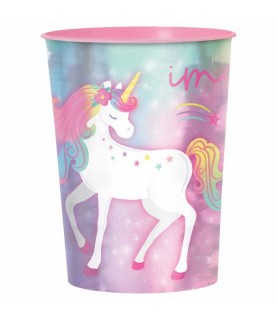 Unicorn 'Enchanted Unicorn' Metallic Foil Reusable Keepsake Cups (2ct)