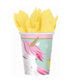 Magical Unicorn 9oz Paper Cups (8ct)