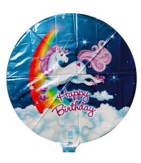 Unicorn Happy Birthday Foil Mylar Balloon (1ct)
