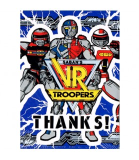 VR Troopers Vintage 1994 Thank You Notes w/ Envelopes (8ct)