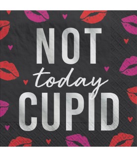 Anti Valentine's Day 'Not Today Cupid' Small Napkins (16ct)