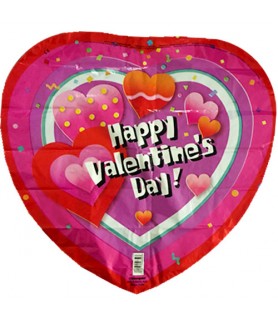 Valentine's Day Pastel Foil Mylar Balloon (1ct)