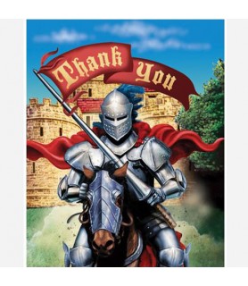 Valiant Knight Thank You Notes w/ Envelopes (8ct)
