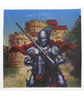 Valiant Knight Small Napkins (16ct)