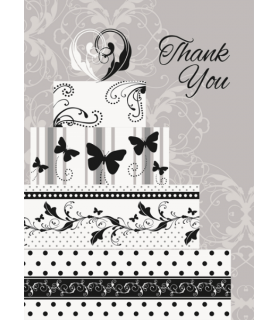 Wedding and Bridal 'Victorian Wedding' Thank You Notes w/ Envelopes (8ct)