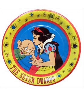 Snow White and the Seven Dwarfs Vintage Small Paper Plates (8ct)