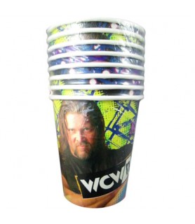 WCW / nWo Wrestling Vintage 1999 9oz Paper Cups (8ct)