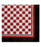 Watermelon 'Ant Picnic' Checkered Small Napkins (24ct)