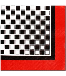 Watermelon 'Ant Picnic' Checkered Lunch Napkins (20ct)