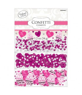Wedding and Bridal 'Sweet Wedding' Confetti Value Pack (3 types)