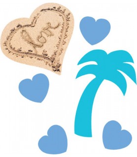 Wedding and Bridal 'Beach Love' Confetti (0.5oz)