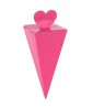 Bright Pink Cone Shaped Favor Boxes (50ct)