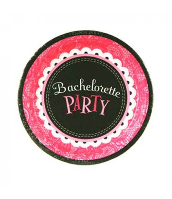 Bachelorette Party Small Paper Plates (8ct)