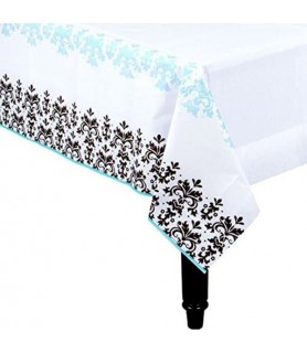 Wedding and Bridal 'Always and Forever' Damask Paper Tablecover (1ct)
