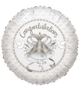 Wedding Congratulations Foil Mylar Balloon (1ct)