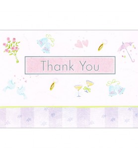 Engagement Party 'Celebration of Love' Thank You Notes w/ Envelopes (8ct)