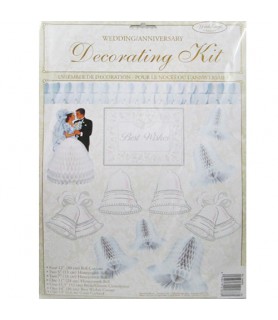 Wedding 'Best Wishes' Decorating Kit (12pc) 