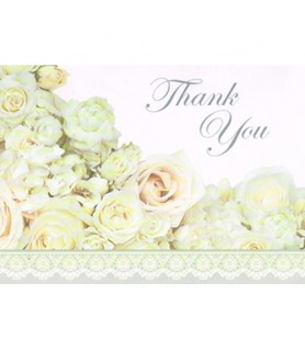 Wedding and Bridal 'Roses' Thank You Notes w/ Envelopes (8ct)