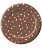 Wedding 'Aqua Polka Dots' Small Paper Plates (8ct)