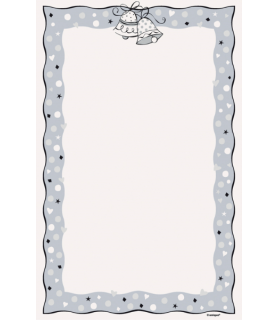 Wedding and Bridal 'Silver Wedding Bells' Printable Papers w/ Envelopes (8ct)