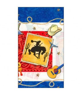 Western 'Wild Wild West' Paper Table Cover (1ct)