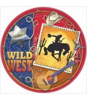 Western 'Wild Wild West' Small Paper Plates (8ct)