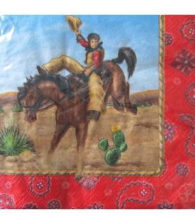 Western Cowboy Small Napkins (16ct)