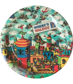 Where's Waldo? Vintage 1991 Small Paper Plates (8ct)