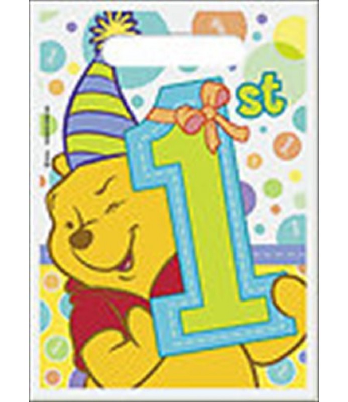goodie bag Diney Winnie the Pooh 1st Birthday 16 goodie bag Party Supply 