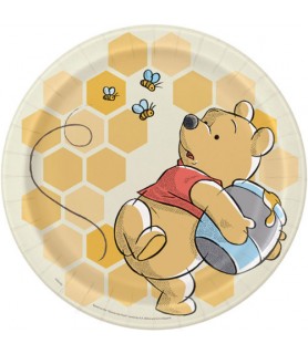 Winnie the Pooh 'Happy Honeycomb' Large Paper Plates (8ct)