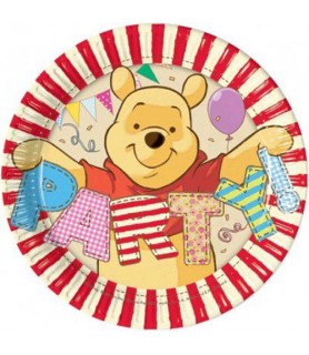 Winnie the Pooh 'Alphabet' Small Paper Plates (8ct)