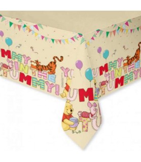 Winnie the Pooh 'Alphabet' Plastic Table Cover (1ct)