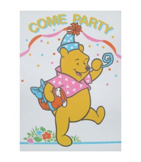 Winnie the Pooh Vintage Invitations w/ Envelopes (8ct)