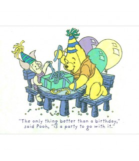 Winnie the Pooh Vintage 'Pooh and Piglet' Invitations w/ Envelopes (8ct)