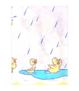 Winnie the Pooh Vintage Baby Shower Paper Table Cover (1ct)