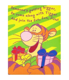 Winnie the Pooh 'Tiggerific Time' Invitations w/ Envelopes (8ct)