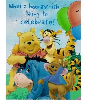 Winnie the Pooh 'Pooh's Fun Celebration' Invitations w/ Envelopes (8ct)