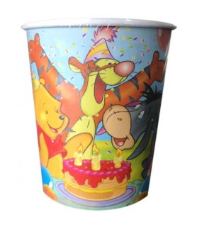 Winnie the Pooh 'Birthday Cake' 9oz Paper Cups (8ct)
