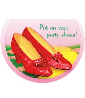 Wizard of Oz 'Put On Your Party Shoes' Invitations w/ Envelopes (8ct)