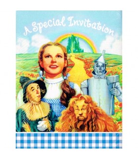 Wizard of Oz Vintage 1997 Invitations w/ Envelopes (8ct)