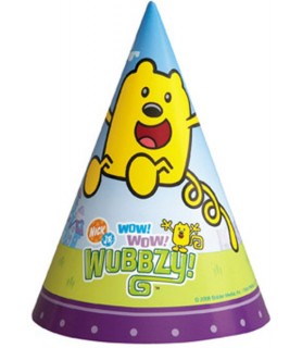 Wow! Wow! Wubbzy! Cone Hats (8ct)