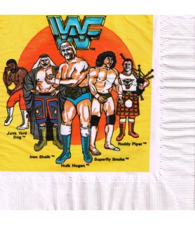 WWF Wrestling Vintage 1985 'Titan Sports Inc.' Lunch Napkins (16ct)