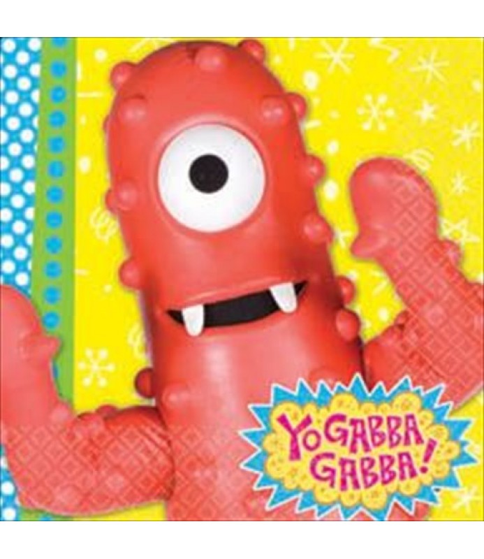 Yo Gabba Gabba! Small Napkins (16ct)