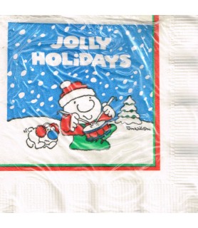 Ziggy 'Jolly Holidays' Vintage 1981 Small Napkins (16ct)