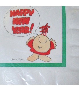 Ziggy 'Happy New Year' Vintage 1978 Lunch Napkins (20ct)